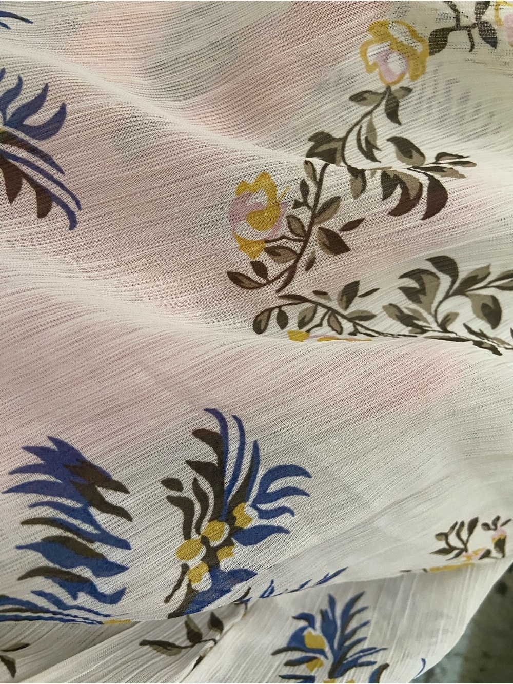 NWT Arula Size B 2X Ivory Floral Tiered Maxi Dress Boho - Picture 7 of 13